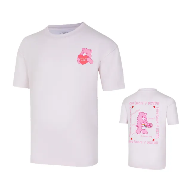 【VICTOR 勝利體育】VICTOR X Care Bears聯名系列T-Shirt(三款 多色選)