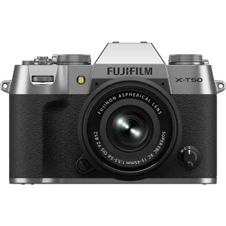 【FUJIFILM 富士】X-T50 單機身 + XC 15-45mm 鏡頭 --公司貨(麥克風128G電池..好禮)