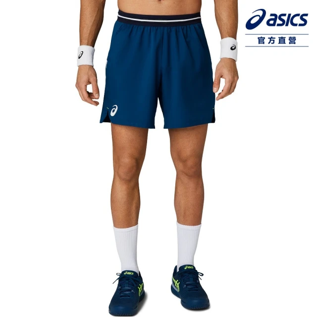 asics 亞瑟士 7吋平織短褲 男款 PRO-FIT 海外版 網球下著(2041A301-412)