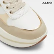 【ALDO】ETIENE-經典拼接撞色增高休閒鞋-女鞋(淺棕色)