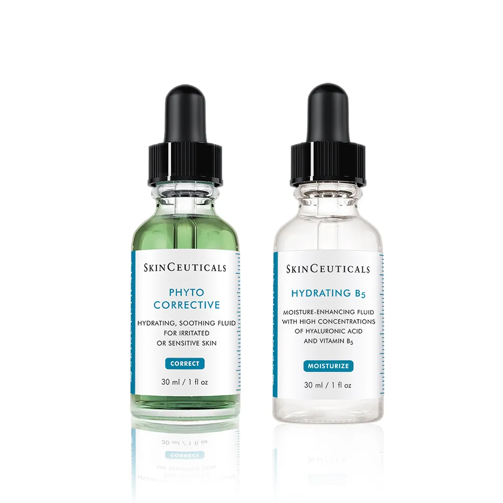 【Skin Ceuticals 修麗可】舒緩保濕加乘★色修精華30ml+維他命B5保濕精華30ml(舒緩修護)