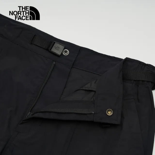 【The North Face】北面UE男款黑色防潑水大口袋可收納短褲｜8A8EJK3