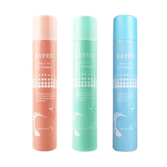 【KAFEN 卡氛】蓬鬆乾洗髮霧 300ml 任選2入組(油頭救星 小蒼蘭 香檳玫瑰 無香氛)