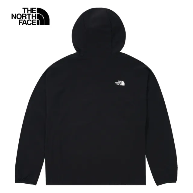 【The North Face】北面女款黑色防潑水防曬防風外套｜7WCPJK3