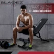 【BLADEZ】DD1 PLUS 40KG槓鈴啞鈴壺鈴三用組+BW13-Z1可折疊重訓椅(居家重訓組)