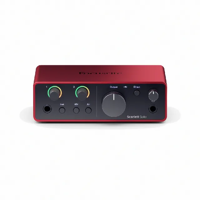 【Focusrite】Scarlett 4th Gen 第4代 Solo 錄音介面(公司貨保證)