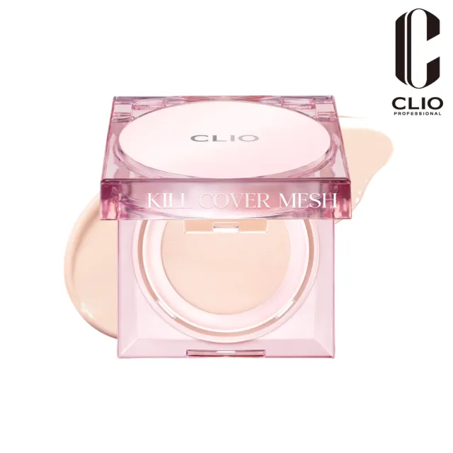 【CLIO 珂莉奧 官方直營】玫瑰精萃亮采氣墊粉餅SPF 50+ PA++++(任選 一盒兩蕊)