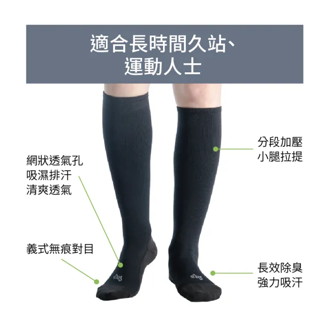 【sNug 給足呵護】5雙組3D動能舒壓學生膝下襪-黑色厚款(耐磨/吸汗/毛巾底/運動襪/長襪/除臭)