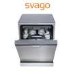 【SVAGO】獨立式自動開門洗碗機(VE7850-含原廠安裝加贈WMF餐具)