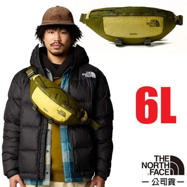 The North Face 防潑水可調節腰帶休閒腰包6L.斜背包.側背包.隨身包袋.腰臀包(81EN-4P9 橄綠)