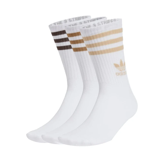 adidas 愛迪達 中筒襪 三雙 CREW SOCK 3STR 男女 - IX7513