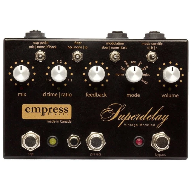 Empress Effects Superdelay Vintage Modified(復古延遲 效果器)