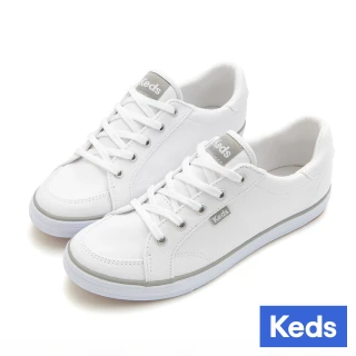 【Keds】CENTER III 舒適帆布百搭休閒小白鞋(9243W113967)