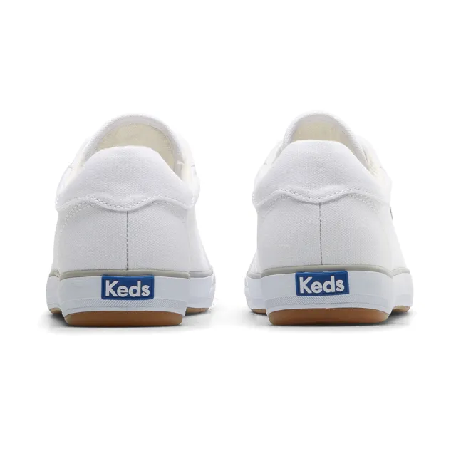 【Keds】CENTER III 舒適帆布百搭休閒小白鞋(9243W113967)