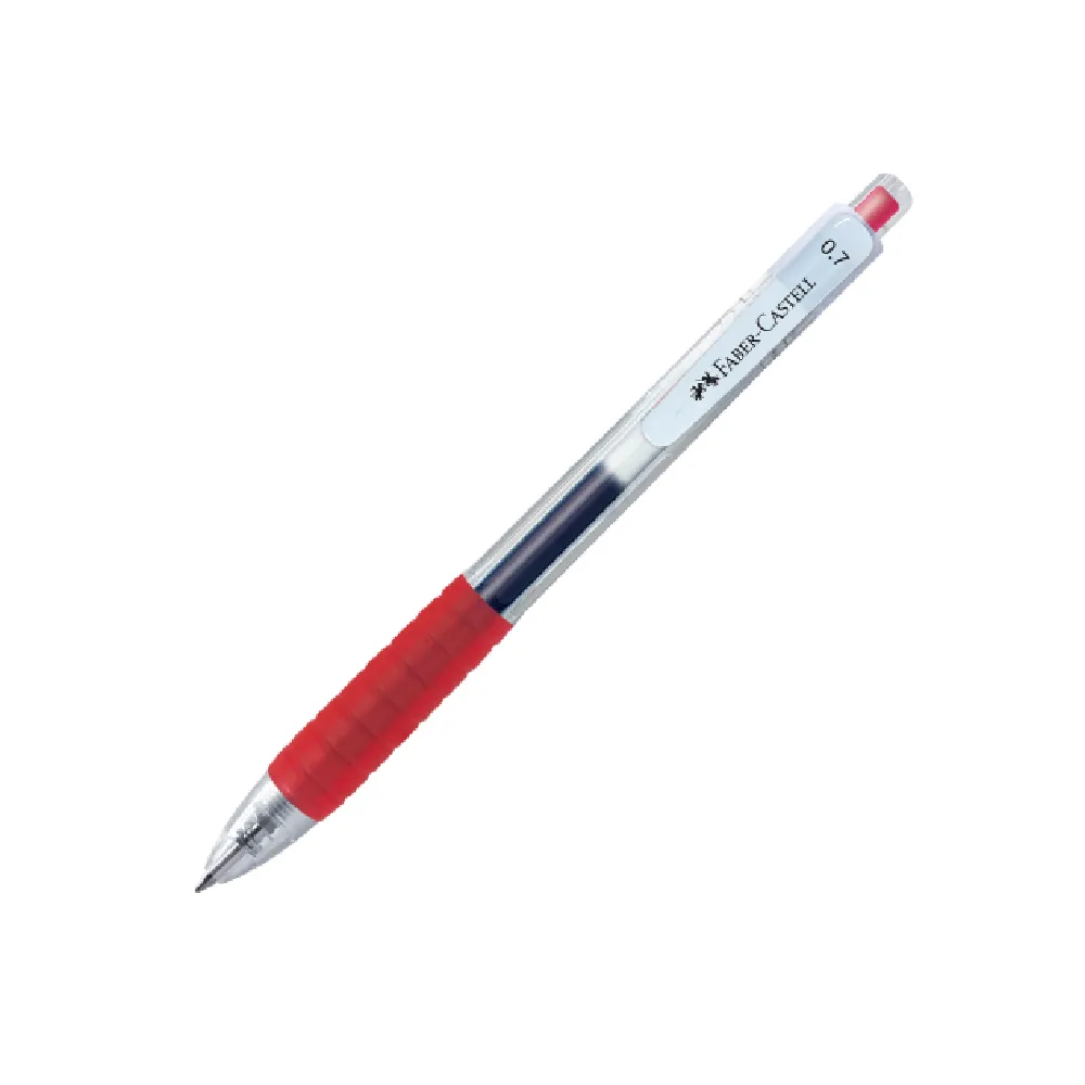 【Faber-Castell】Faber-Castell 超威度速乾筆0.7mm/紅(原廠正貨)