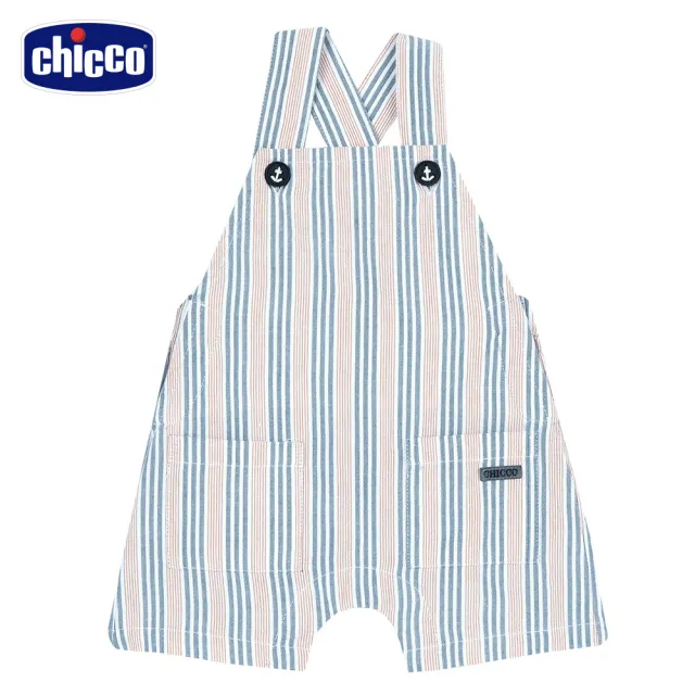 【Chicco】24SS-帆船季-細直條背心短褲