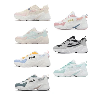 【FILA】休閒鞋 Hidden Tape 女鞋 老爹鞋 復古 運動鞋 厚底 微增高 小白鞋 斐樂 多色 單一價(5J944X116)