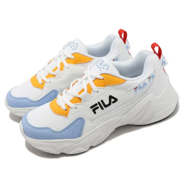 【FILA】休閒鞋 Hidden Tape 女鞋 老爹鞋 復古 運動鞋 厚底 微增高 小白鞋 斐樂 多色 單一價(5J944X116)