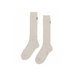 【MARDI MERCREDI】刺繡長襪 麻花色 海軍藍字LOGO 極簡 LONG SOCKS MRD LOGO