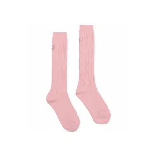 【MARDI MERCREDI】刺繡長襪 粉色 拿鐵色字LOGO 極簡 LONG SOCKS MRD LOGO