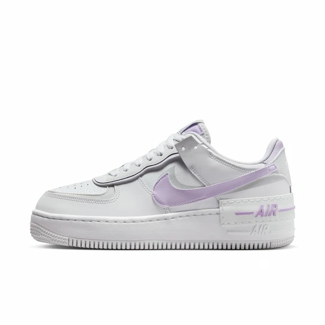 NIKE 耐吉 W AF1 SHADOW 女 休閒鞋 運動鞋 白紫(FN6335102)