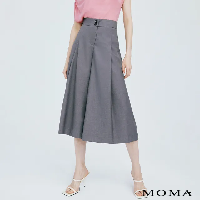 【MOMA】俐落寬口八分褲(兩色)
