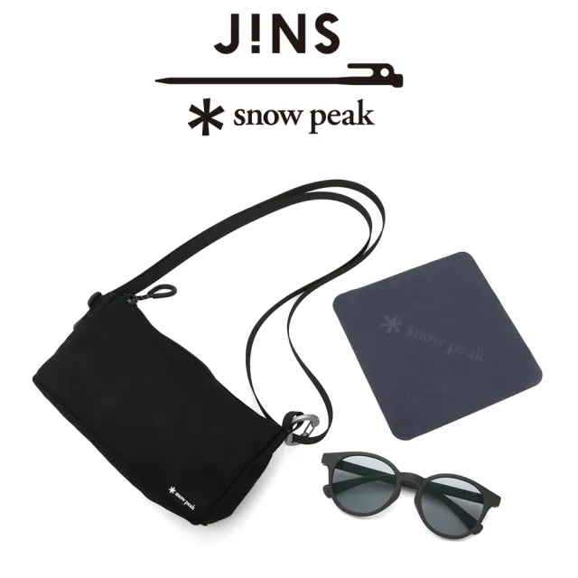 【JINS】x Snow Peak 聯名第3彈墨鏡 調光變色鏡片-多款任選(URF-24S-254/255)