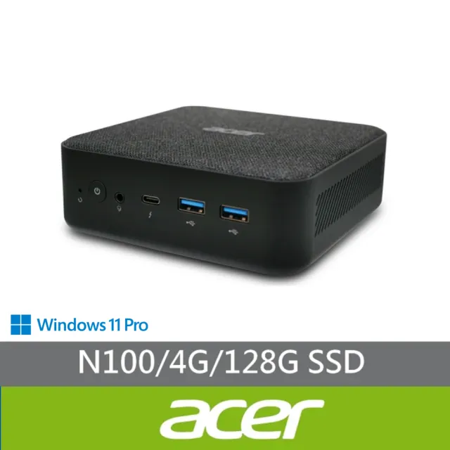 【Acer 宏碁】RB102 四核迷你電腦(RB102/N100/4G/128G SSD/W11P)