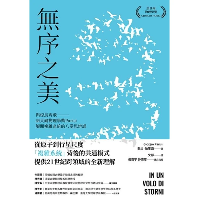 【MyBook】無序之美：與椋鳥齊飛【諾貝爾物理學獎Parisi解開複雜系統的八堂思辨課】(電子書)