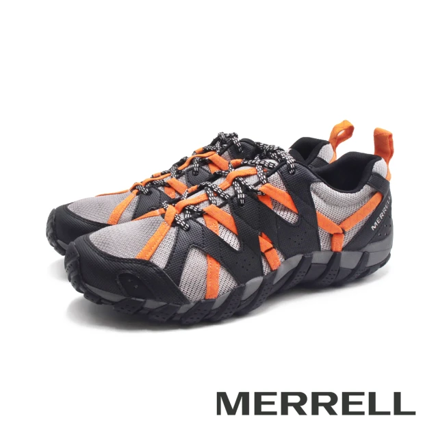 MERRELL 男 WATERPRO MAIPO 2 水陸兩棲戶外鞋 男鞋(黑橘色)