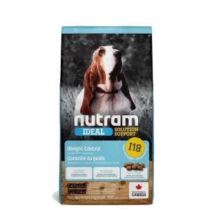 【Nutram 紐頓】I18專業理想系列-維持體態犬雞肉+豌豆 11.4kg/25lb(狗糧、狗飼料、犬糧)