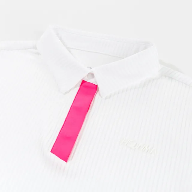 【HONMA 本間高爾夫】女款機能POLO衫 日本高爾夫專業品牌(S~XL 白色 黑色任選HWIC702B939)