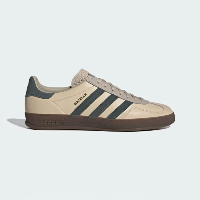 adidas 愛迪達 休閒鞋 男鞋 運動鞋 三葉草 GAZELLE INDOOR 卡其 JI2584