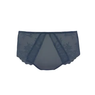 【曼黛瑪璉】Hibra大波 中腰平口無痕內褲 M-XXL(莫迪藍)