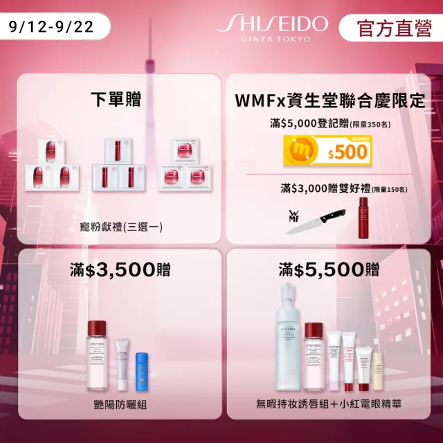 【SHISEIDO 資生堂國際櫃】紅色活酵超導奇蹟露 145ml(小紅奇蹟露/化妝水/水精華/臉部保養)