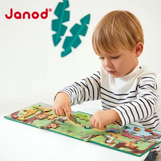 【Janod】磁鐵故事書-非洲動物故事(好攜帶 輕薄 磁鐵遊戲  益智 認知)
