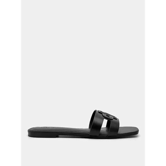 【PEDRO】PEDRO Icon 真皮簡約經典涼鞋-黑/焦糖色(小CK高端品牌 新品上市 摩登職場)