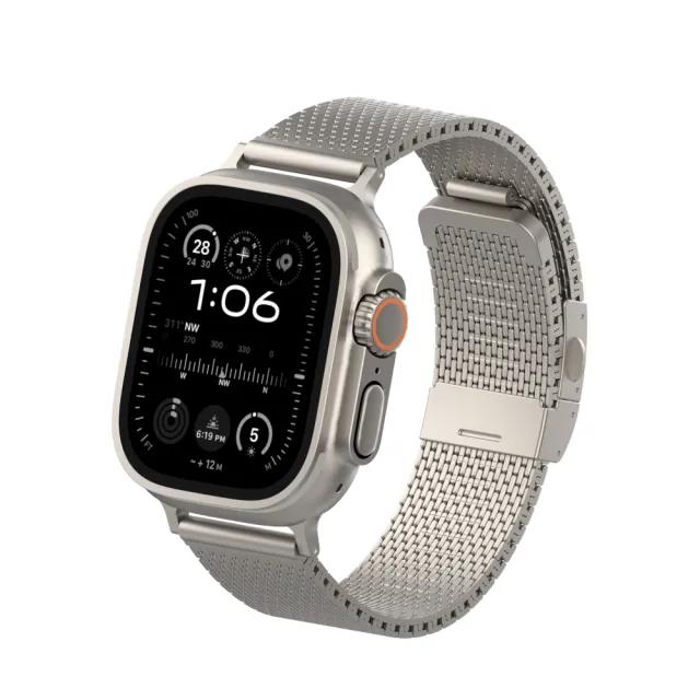 【UNIU】Mesh Pro 精鋼米蘭錶帶 for Apple watch ultra 49mm