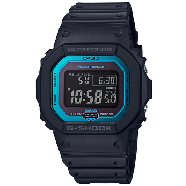 CASIO 卡西歐CASIO 卡西歐 G-SHOCK 太陽能電波校時藍牙電子錶 禮物(GW-B5600-2/速)