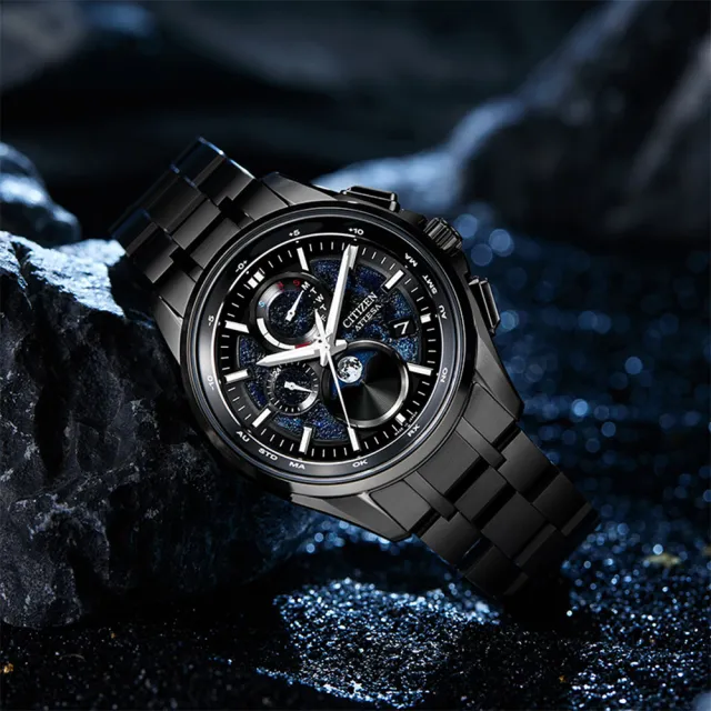 CITIZEN 星辰】HAKUTO-R 探月計畫鈦金屬光動能電波錶-41.5mm