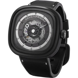 【SEVENFRIDAY】限定發行版超酷黑 T系列機械錶-45mm 99狂買節(T1/04)