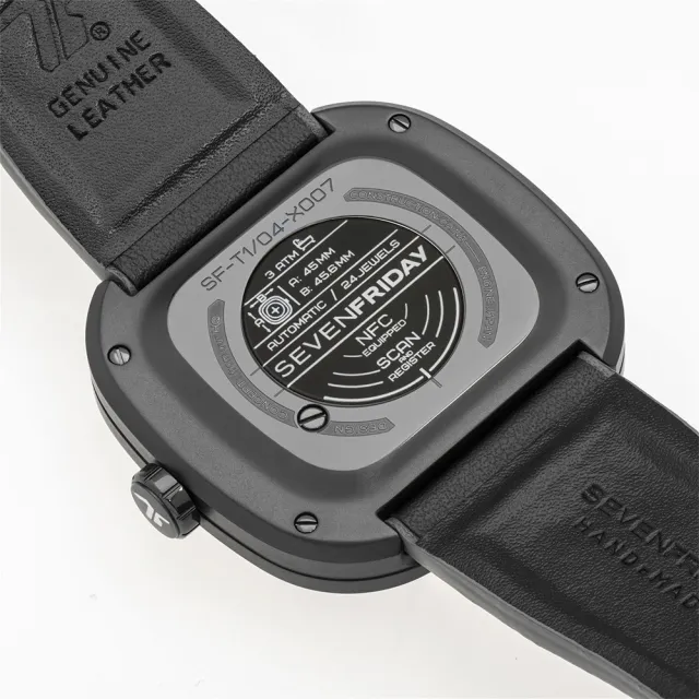 【SEVENFRIDAY】限定發行版超酷黑 T系列機械錶-45mm(T1/04)
