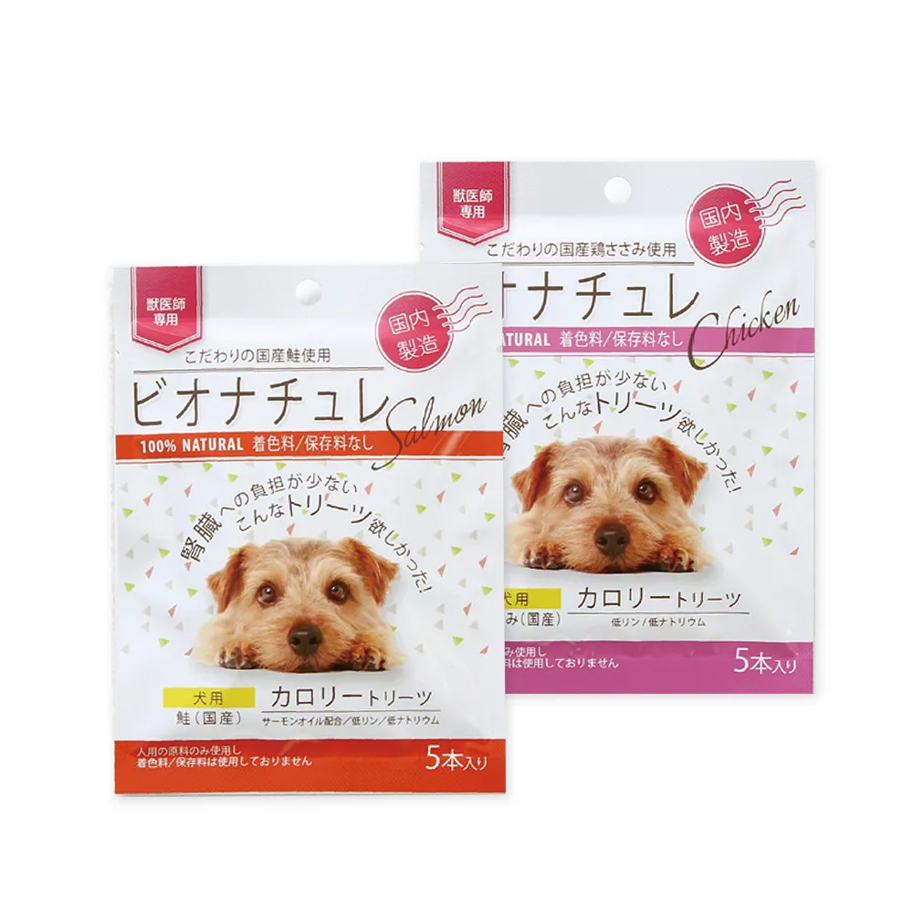 【BioNature 碧然思】低磷低鈉高營養犬用肉泥5條入-12袋/盒(腎犬肉泥/高營養肉泥/補充熱量/碧然思)