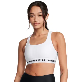 【UNDER ARMOUR】UA官方直營 女 Crossback 中衝擊運動內衣_1361034-101(白色)