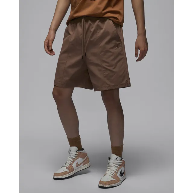 【NIKE 耐吉】短褲 運動褲 休閒 男 AS M J ESS WOVEN SHORT Jordan 喬丹 古棕色(FN4550223)