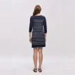 【NAUTICA】女裝 條紋舒適休閒洋裝(藍白色)