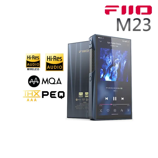 【FiiO】M23 高階無損隨身音樂播放器(鋁合金藍)