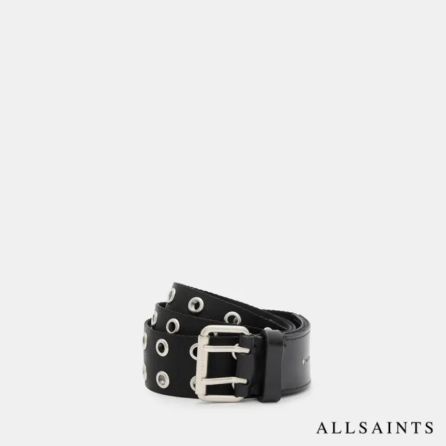 【ALLSAINTS】IRYNA 鉚釘牛皮皮帶 W050XA(女款純牛皮)