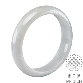 【漢石齋】天然翡翠A貨 手鐲玉鐲 細糯種(手圍18.3/版寬14.5mm)