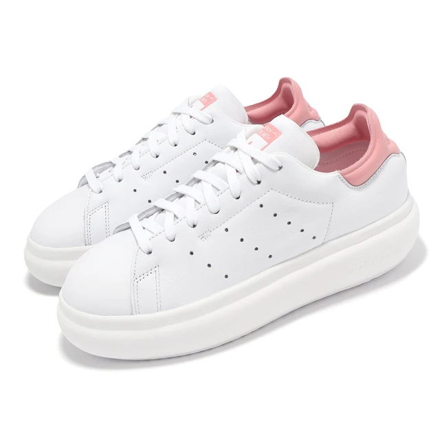 adidas 愛迪達 休閒鞋 Stan Smith PF W 女鞋 白 粉 厚底 增高 史密斯 小白鞋 愛迪達(IF7013)